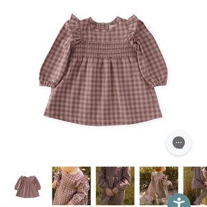 Pehr Flannel Smocked Dress